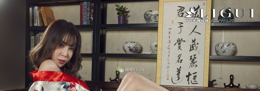 Ligui����  Model Vicky ��ɫ˿��˯�ۼ���ɫ˿�����������ո�˽��д�漯