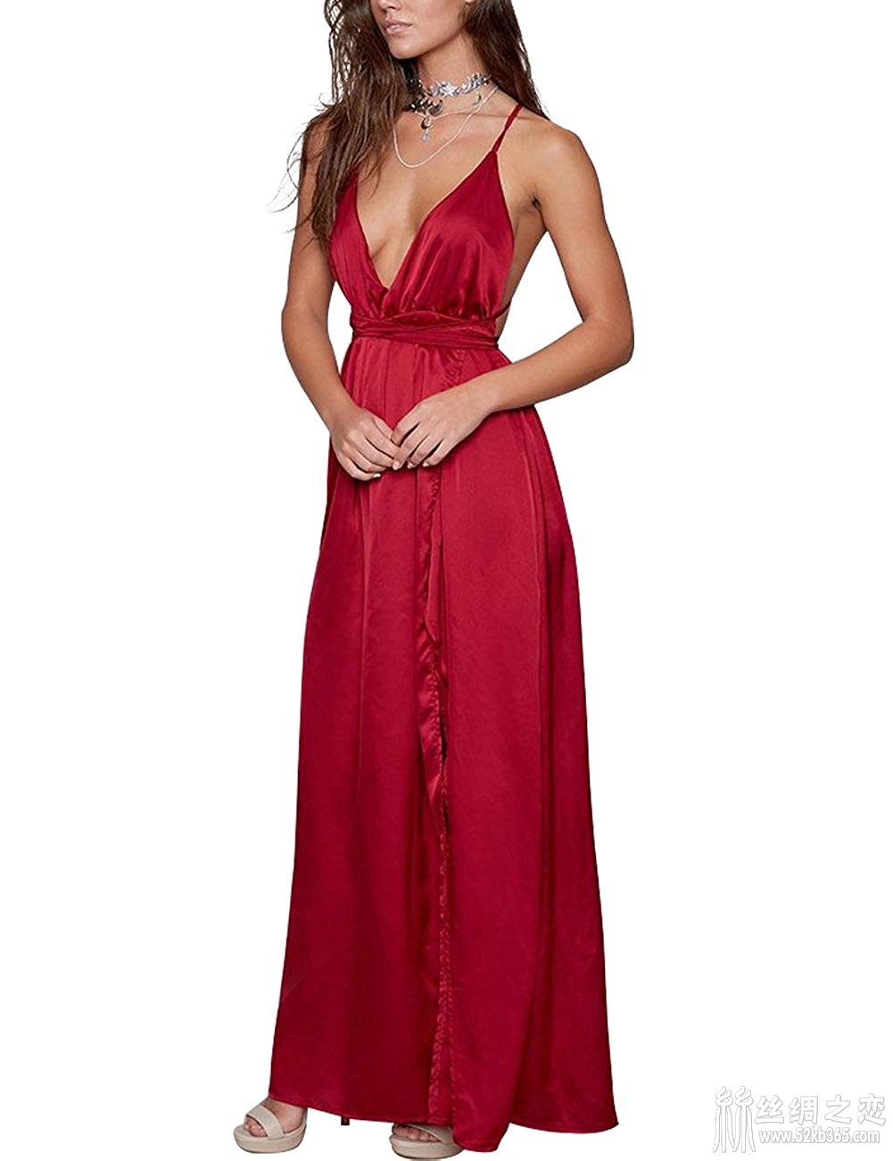 52kb365 Sexy Deep V Neck Backless Split Maxi Cocktail Long Party Dresses 6 Z  ˿Ʒ 113845qvzie9v35rldle3j